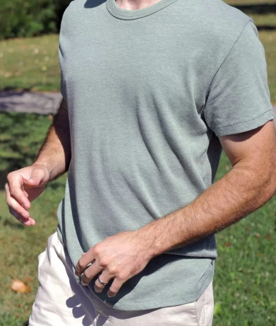 T-Shirts>Nayked Apparel Men'S Vintage Crew T-Shirt