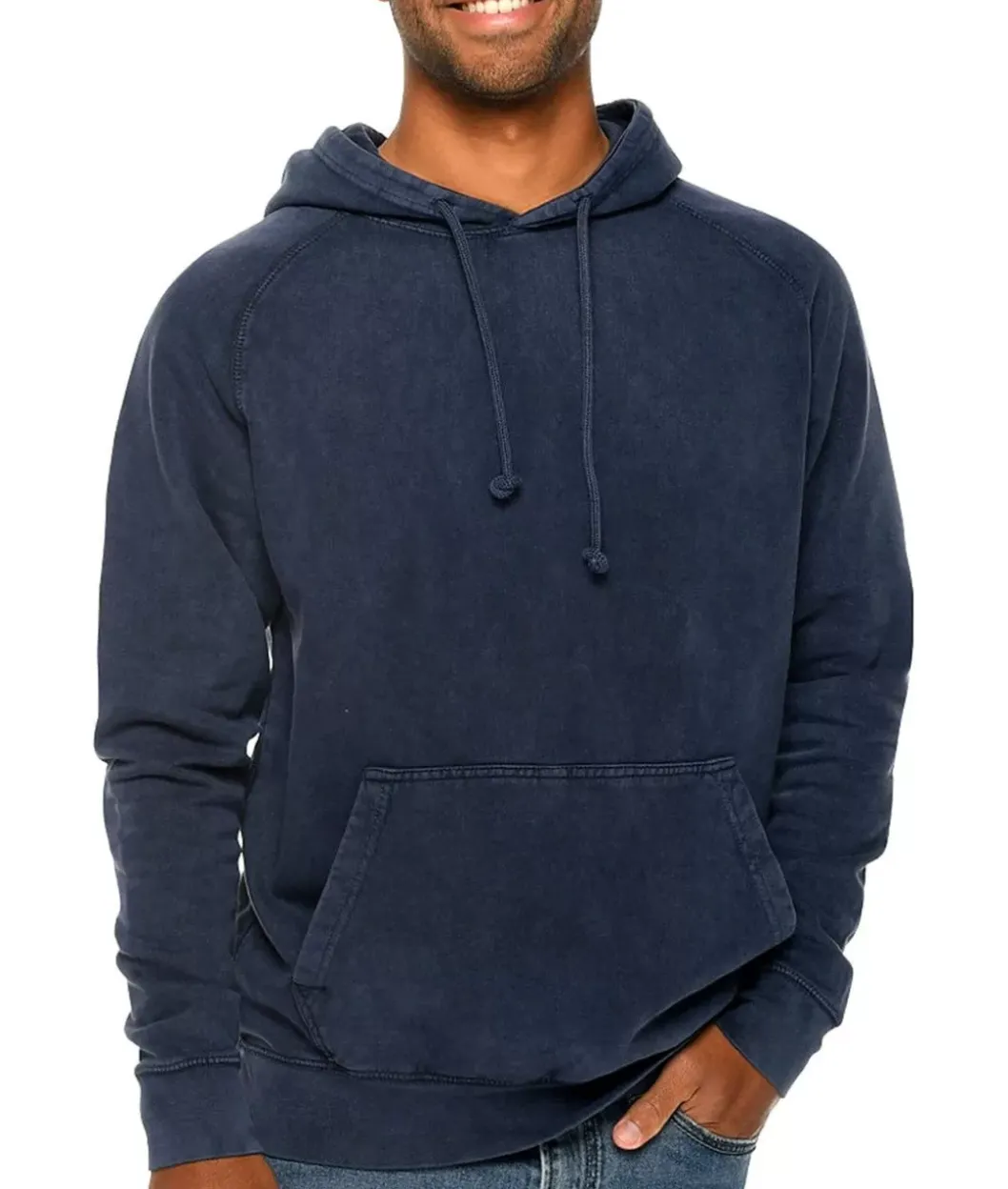 Hoodies & Sweatshirts>Nayked Apparel Men'S Vintage Fleece Raglan Hoodie