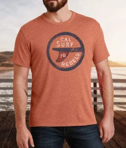 Shirts>Nayked Apparel Men'S Vintage Graphic Crew Neck T-Shirt | Surf Rebels