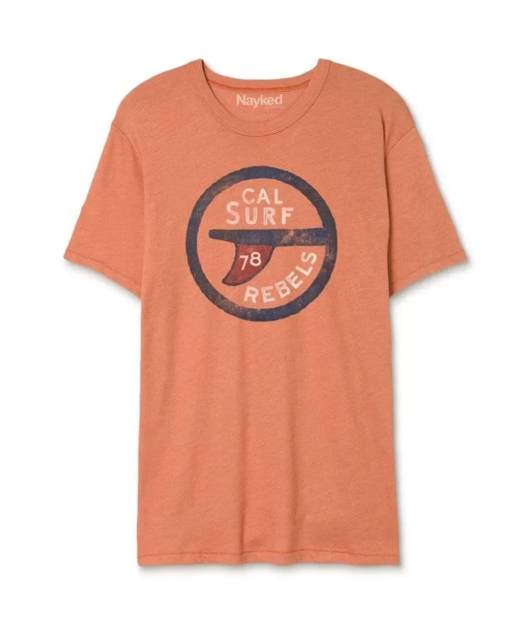 Shirts>Nayked Apparel Men'S Vintage Graphic Crew Neck T-Shirt | Surf Rebels