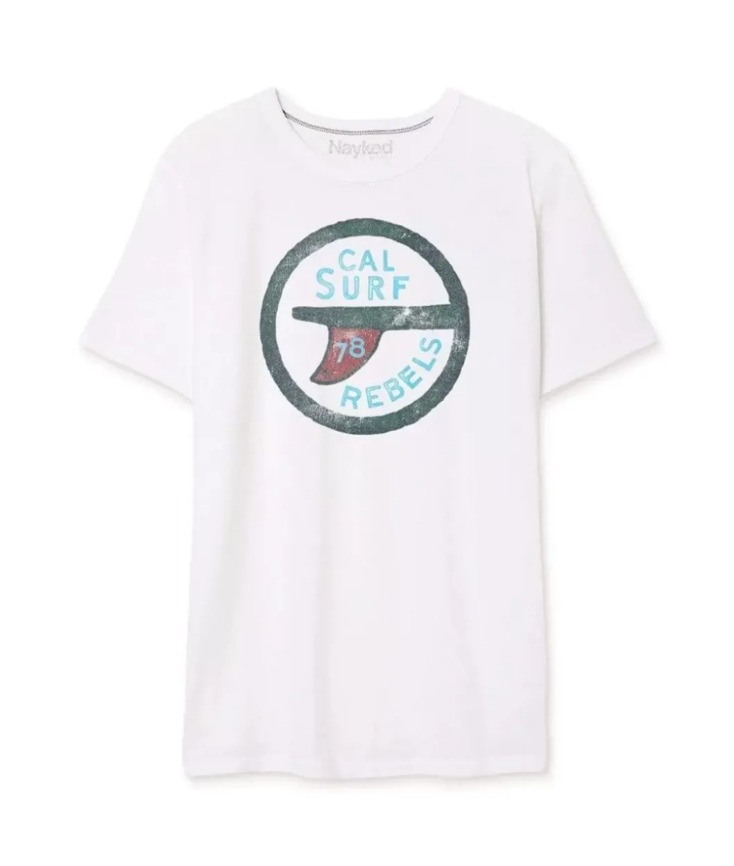 Shirts>Nayked Apparel Men'S Vintage Graphic Crew Neck T-Shirt | Surf Rebels