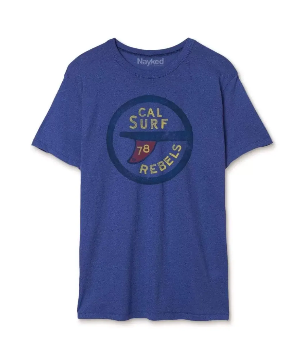 Shirts>Nayked Apparel Men'S Vintage Graphic Crew Neck T-Shirt | Surf Rebels