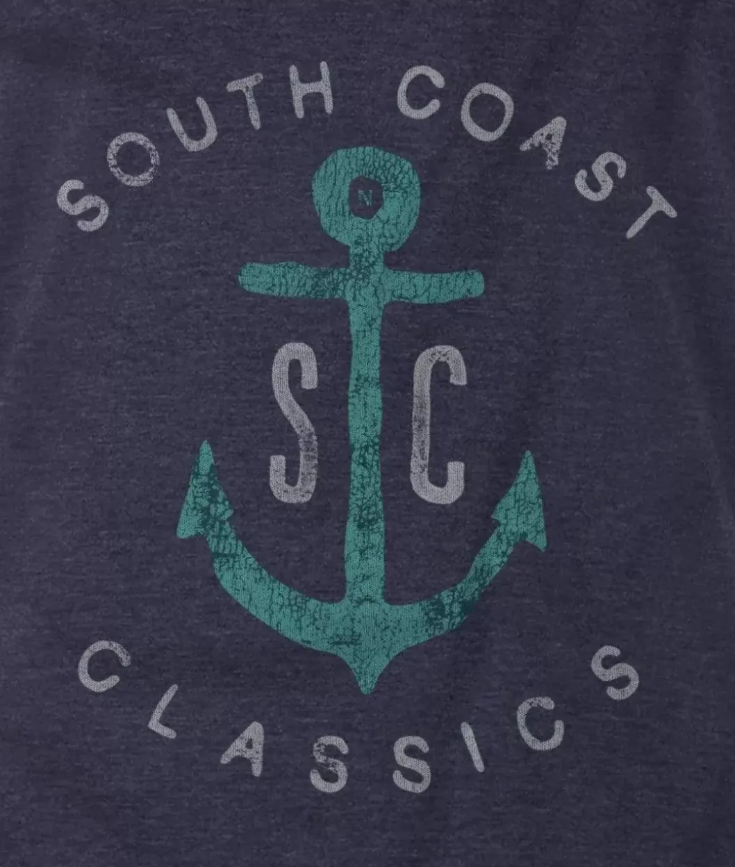 T-Shirts>Nayked Apparel Men'S Vintage Soft Cotton Poly Graphic T-Shirt | Sc Anchor