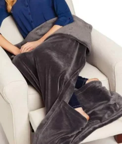 Accessories>Nayked Apparel Packable Softest Plush Travel Blanket