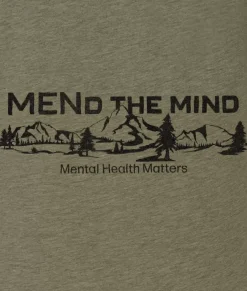 Shirts>Nayked Apparel Ridiculously Soft Big Graphic T-Shirt | Mend The Mind-Landscape