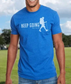Shirts>Nayked Apparel Ridiculously Soft Crew Neck Graphic T-Shirt | Keep Going With Hiker