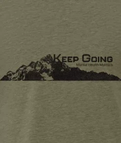T-Shirts>Nayked Apparel Ridiculously Soft Crew Neck Graphic T-Shirt | Keep Going Mountain View