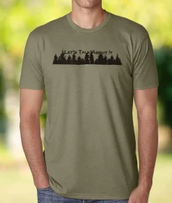 T-Shirts>Nayked Apparel Ridiculously Soft Crew Neck Graphic T-Shirt | Let'S Talk About It