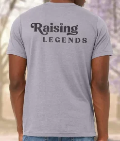 Tops>Nayked Apparel Ridiculously Soft Heather Sueded Graphic Tee | Raising Legends