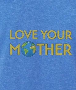 T-Shirts>Nayked Apparel Ridiculously Soft Heather Sueded Graphic Tee | Love Your Mother