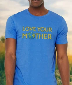 Shirts>Nayked Apparel Ridiculously Soft Heather Sueded Graphic Tee | Love Your Mother