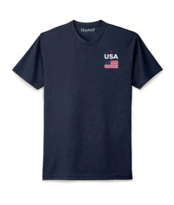Shirts>Nayked Apparel Ridiculously Soft Men'S Usa Flag Graphic T-Shirt