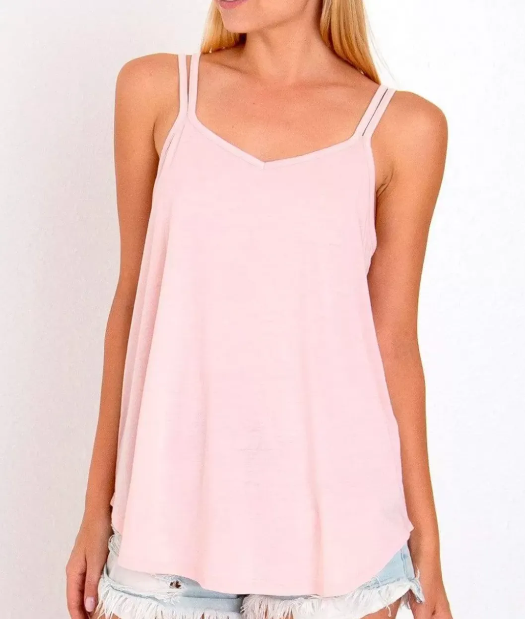 Tops>Nayked Apparel Ridiculously Soft Vintage Wash Strappy Tank