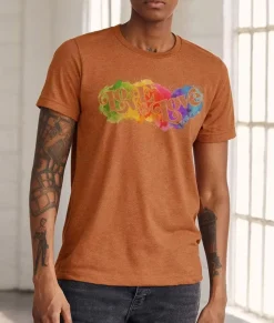 T-Shirts>Nayked Apparel Unisex Ridiculously Soft Lightweight Sueded Graphic T-Shirt | Love Is Love