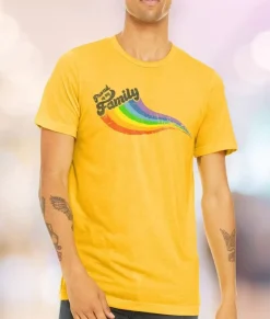 Shirts>Nayked Apparel Unisex Ridiculously Soft Lightweight Graphic T-Shirt | Proud Of My Family