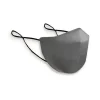 Accessories>Nayked Apparel Water Repellent All-Day Multi-Layer Cloth Washable Face Covering Mask Graphite