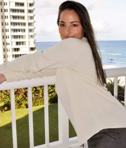 Hoodies & Sweatshirts>Nayked Apparel Women'S California Wave Wash Crewneck Sweatshirt