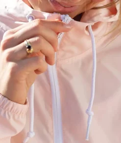 Athleisure>Nayked Apparel Women'S Lightweight Pullover Cropped Windbreaker