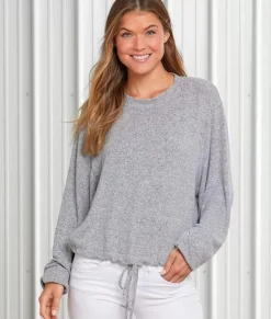 Tops>Nayked Apparel Women'S Ridiculously Buttery Soft Long Sleeve Drawstring Pullover | Soft Pullover