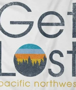 T-Shirts>Nayked Apparel Women'S Ridiculously Soft Graphic Tee | Get Lost