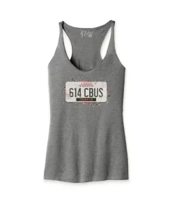 Tank Tops>Nayked Apparel Women'S Ridiculously Soft Lightweight Racerback Graphic Tank | 614 Cbus