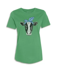 T-Shirts>Nayked Apparel Women'S Ridiculously Soft Graphic Tee | Cow