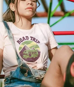 T-Shirts>Nayked Apparel Women'S Ridiculously Soft Graphic Tee | Road Trip