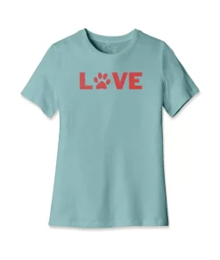 T-Shirts>Nayked Apparel Women'S Ridiculously Soft Midweight Relaxed Valentine'S Day Graphic T-Shirt | Love My Pet