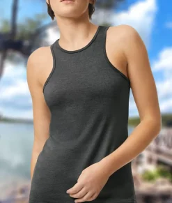 Tops>Nayked Apparel Women'S Ridiculously Soft Recycled Racerneck Tank
