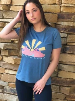 T-Shirts>Nayked Apparel Women'S Ridiculously Soft Midweight Graphic Tee | Escape The Ordinary