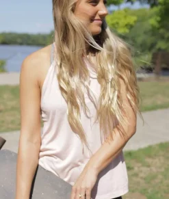 Tank Tops>Nayked Apparel Women'S Ridiculously Soft Lightweight Flowy High Neck Tank Top