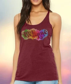 T-Shirts>Nayked Apparel Women'S Ridiculously Soft Lightweight Graphic Racerback Tank | Love Is Love
