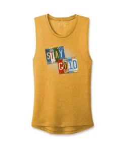 Tank Tops>Nayked Apparel Women'S Ridiculously Soft Festival Graphic Muscle Tank | Stay Gold