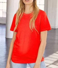 T-Shirts>Nayked Apparel Women'S Ridiculously Soft Relaxed Fit 100% Cotton T-Shirt | Classic