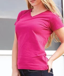 T-Shirts>Nayked Apparel Women'S Ridiculously Soft Deep V-Neck T-Shirt