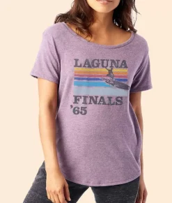 T-Shirts>Nayked Apparel Women'S Ridiculously Soft Graphic Vintage Oversized Tee | Laguna Finals