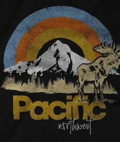 Tops>Nayked Apparel Women'S Ridiculously Soft Graphic Tee | Pacific Northwest