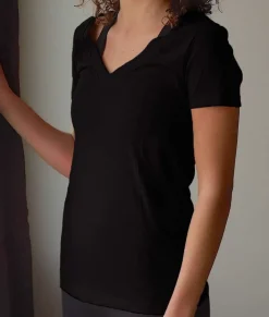 T-Shirts>Nayked Apparel Women'S Ridiculously Soft Midweight V-Neck T-Shirt