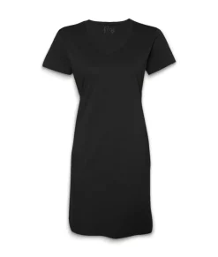 Tops>Nayked Apparel Women'S Ridiculously Soft V-Neck T-Shirt Dress