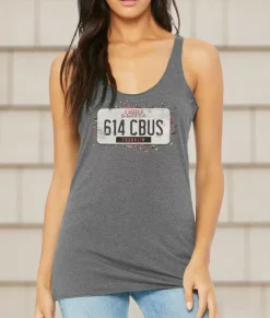 Tops>Nayked Apparel Women'S Ridiculously Soft Lightweight Racerback Graphic Tank | 614 Cbus