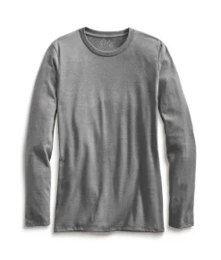 T-Shirts>Nayked Apparel Women'S Ridiculously Soft Recycled Lightweight Long Sleeve T-Shirt