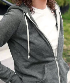 Athleisure>Nayked Apparel Women'S Ridiculously Soft Recycled Fleece Full-Zip Hoodie