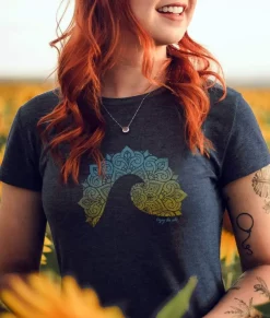 Tops>Nayked Apparel Women'S Ridiculously Soft Midweight Graphic Tee | Enjoy The Ride