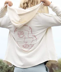 Hoodies & Sweatshirts>Nayked Apparel Women'S Ridiculously Soft Washed Full-Zip Graphic Hoodie | Empowered Women