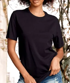 Tops>Nayked Apparel Women'S Ridiculously Soft Oversized Curved Hem Long Tee