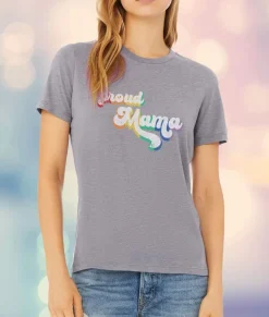 T-Shirts>Nayked Apparel Women'S Ridiculously Soft Lightweight Graphic T-Shirt | Proud Mama