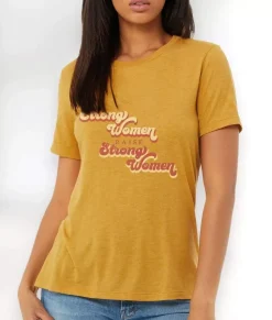 T-Shirts>Nayked Apparel Women'S Ridiculously Soft Lightweight Graphic T-Shirt | Strong Women