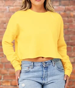 Athleisure>Nayked Apparel Women'S Ridiculously Soft Cropped Sweatshirt