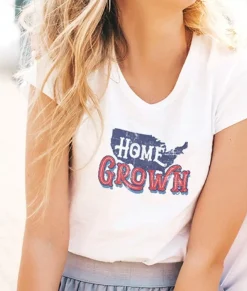 T-Shirts>Nayked Apparel Women'S Ridiculously Soft Lightweight Graphic Tee | Homegrown