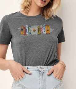 T-Shirts>Nayked Apparel Women'S Ridiculously Soft Lightweight Graphic Tee | Wild & Free